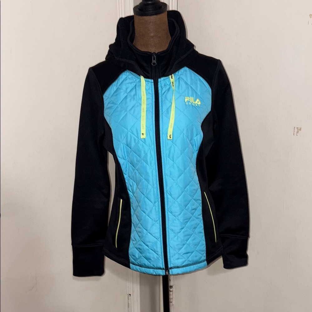 Fila Women's Black and Blue Jacket
